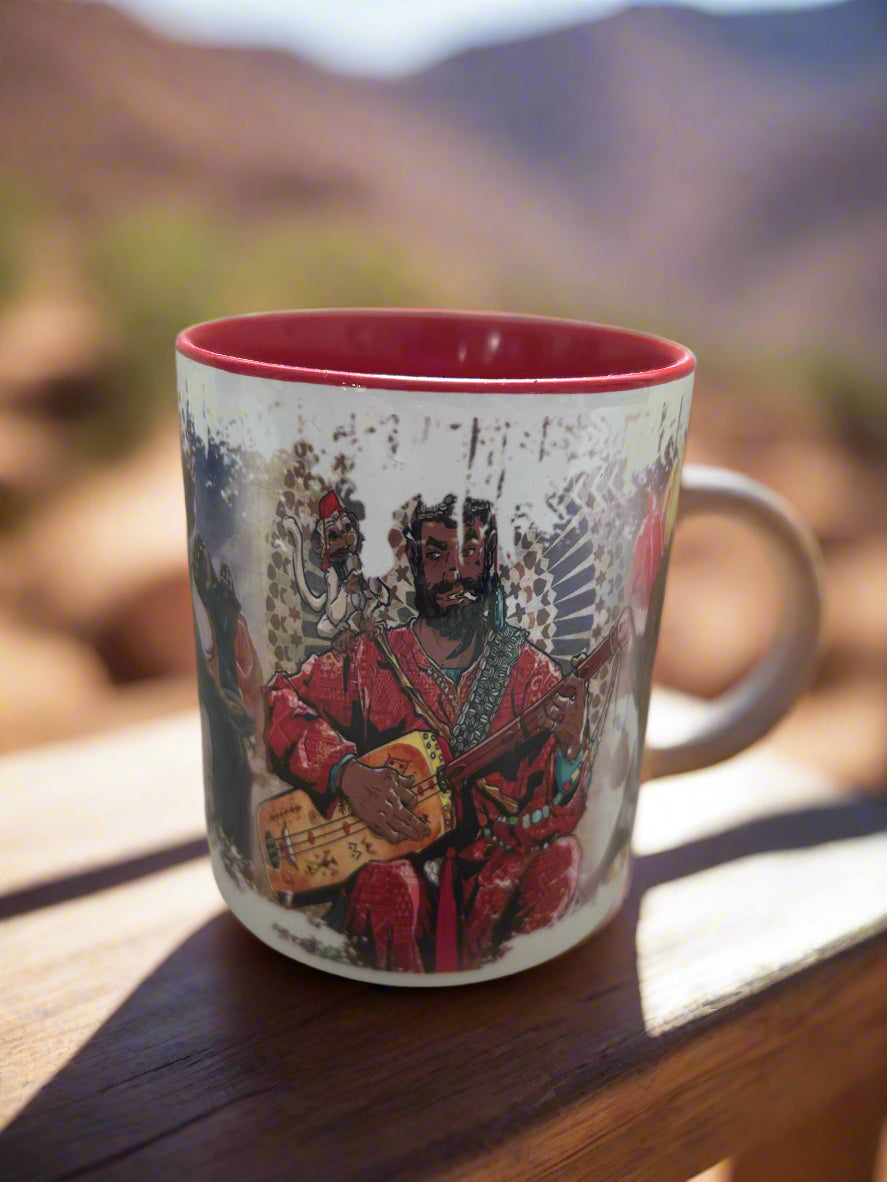Amazigh Ceramic Mug Imeṭṭarn