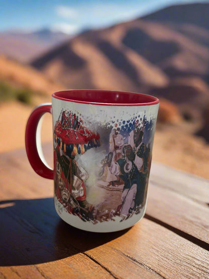 Amazigh Ceramic Mug Imeṭṭarn