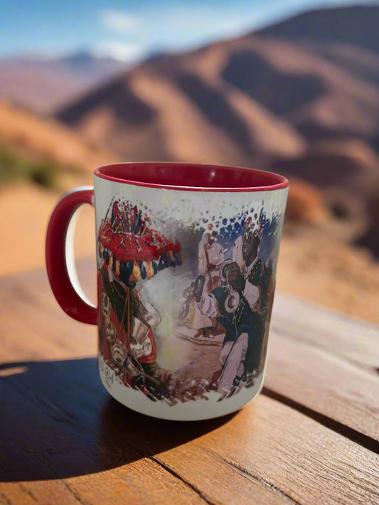 Amazigh Ceramic Mug Imeṭṭarn