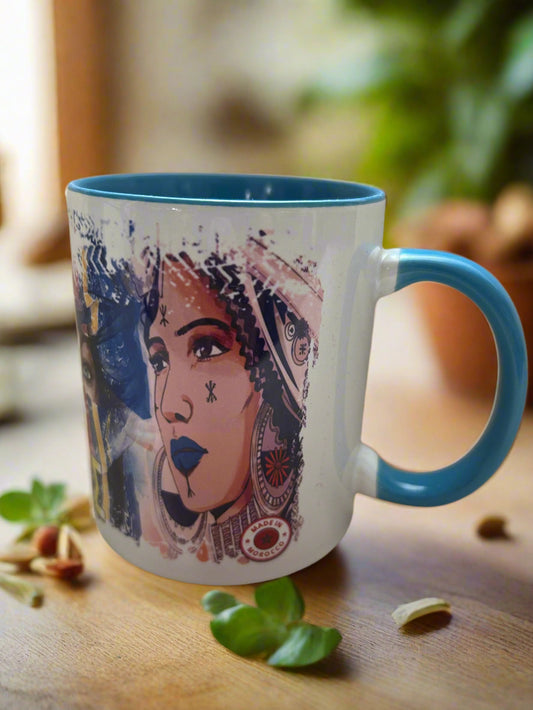 Amazigh Ceramic Mug Tameṭṭut