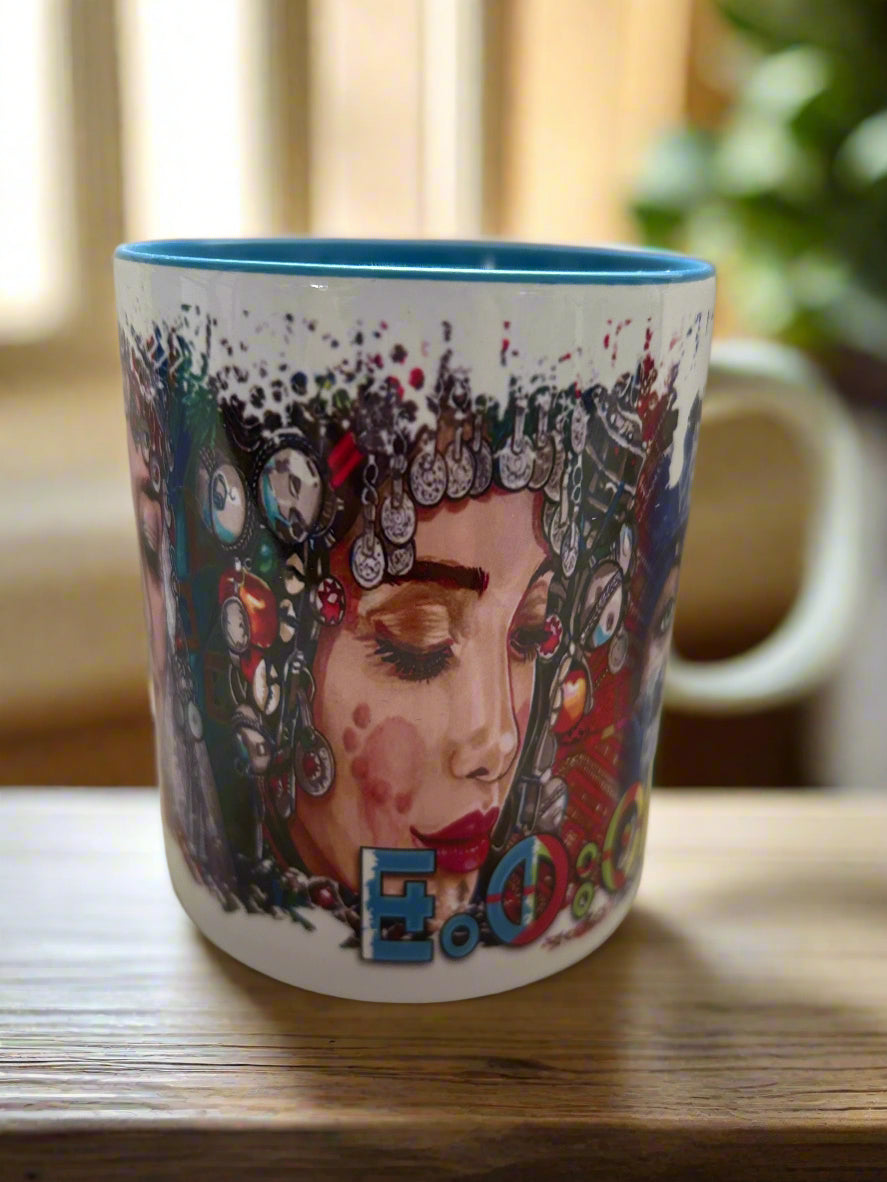 Amazigh Ceramic Mug Tameṭṭut