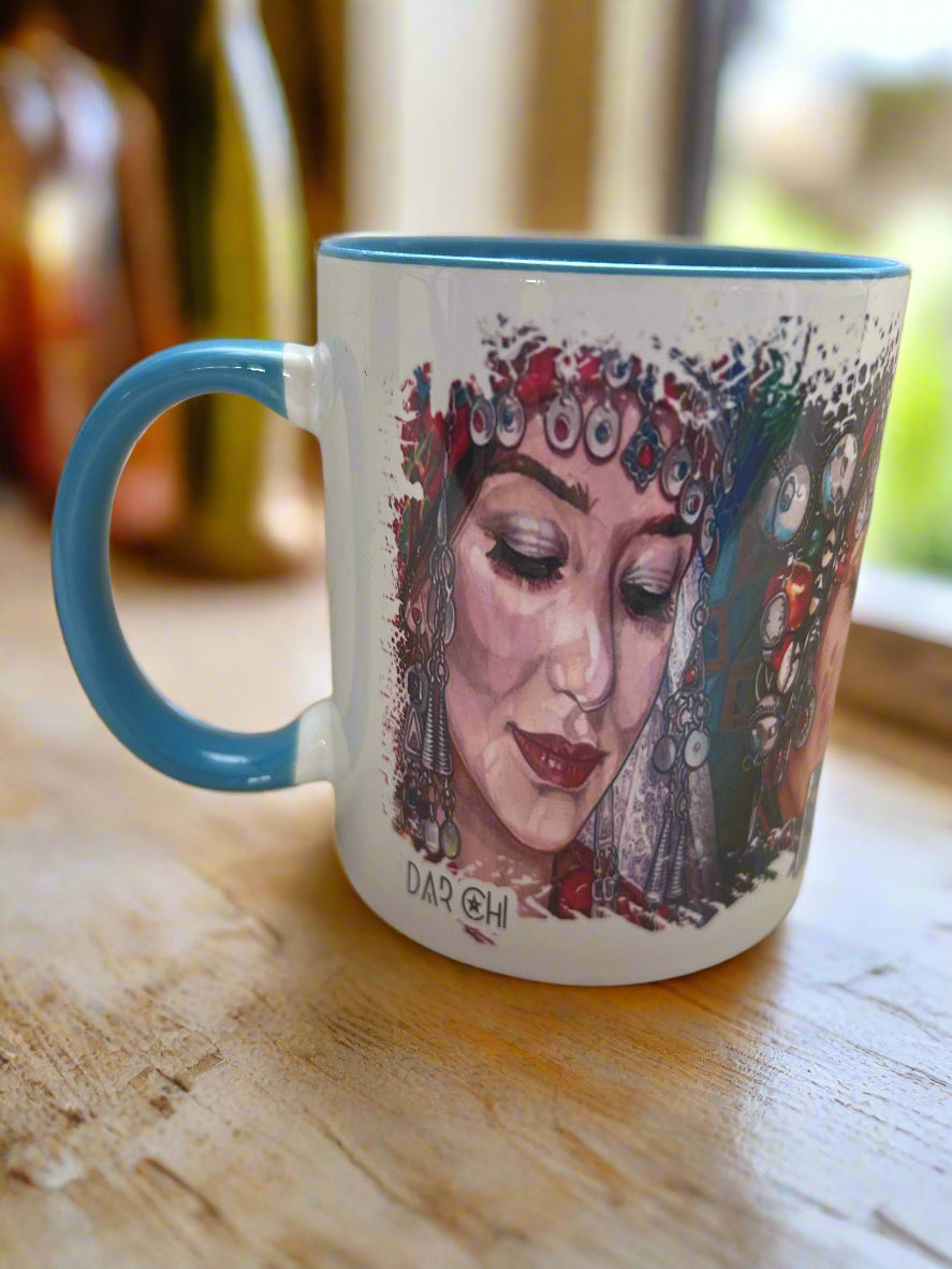 Amazigh Ceramic Mug Tameṭṭut