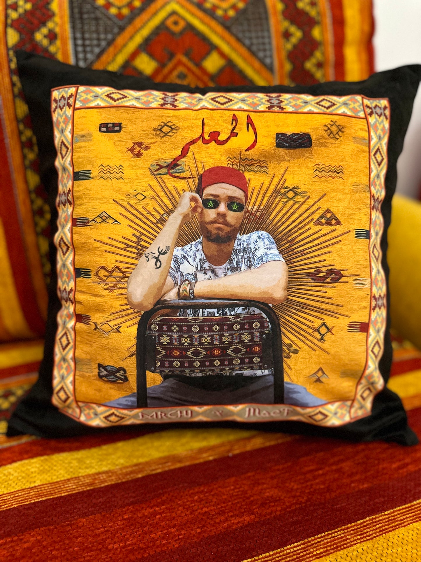 Dar Chi X MoefArt cushion Lamallem. FREE SHIPPING