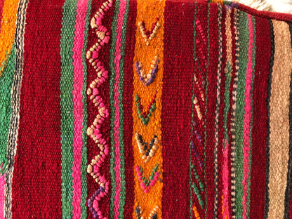 24x24x8"Handmade Amazigh floor poof Khenifra. FREE SHIPPING