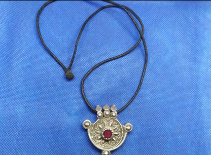 Amazigh Jewelry silver necklace Hamsa. FREE SHIPPING