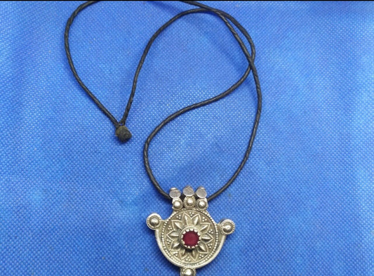 Amazigh Jewelry silver necklace Hamsa. FREE SHIPPING