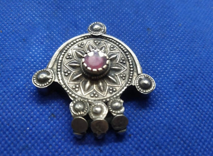 Amazigh Jewelry silver necklace Hamsa. FREE SHIPPING