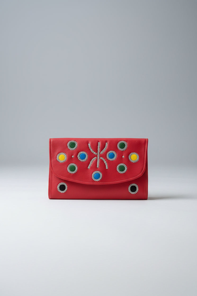 Yaz Leather Bag Pouch ⵜⵉⵍⴻⵍⵉ