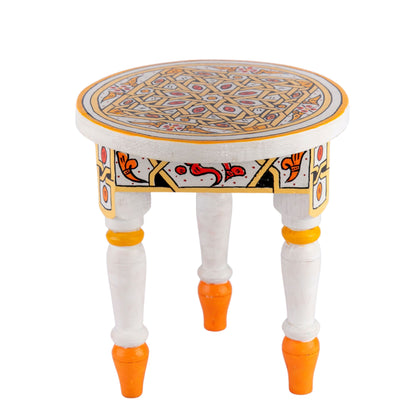Handcrafted Moroccan table Chinua green.