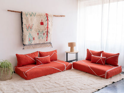 Amazigh floor Kilim Sofa Dakhla. FREE SHIPPING