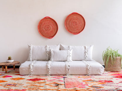 5ft Handmade Amazigh Sofa Wedding Blanket ⴰⵓⵔⵉⵏⵊ. FREE SHIPPING