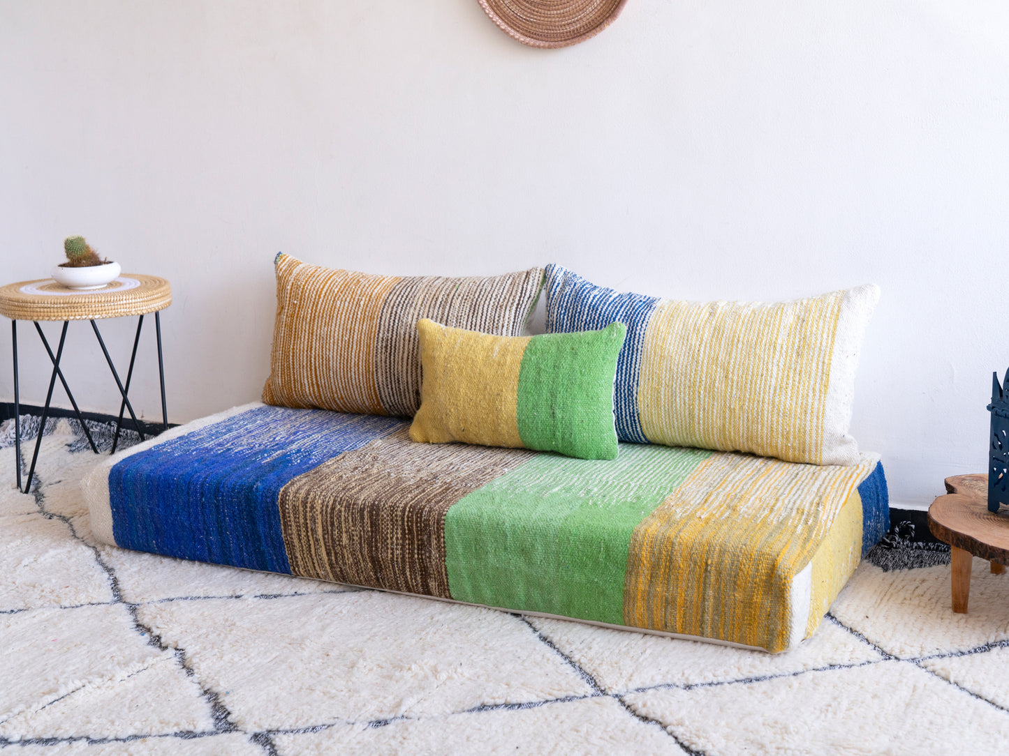 5ft Handmade Amazigh Arfoud Sofa ⵜⴰⴼⵍⴻⵙⵜ. FREE SHIPPING