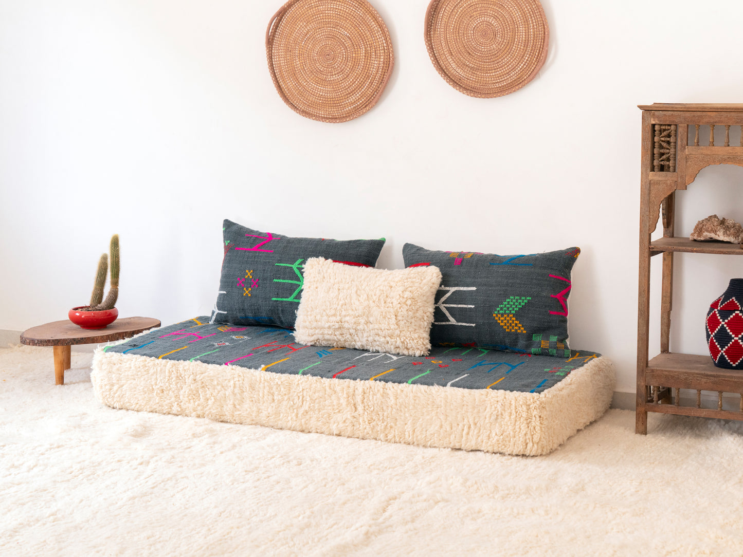 150cm/5ft Handmade Amazigh Nour Sofa ⵜⴰⴼⵍⴻⵙⵜ