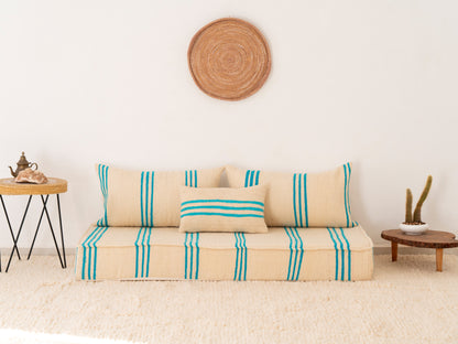 150cm/5ft Handmade Amazigh Hanou Sofa ⵜⴰⴼⵍⴻⵙⵜ