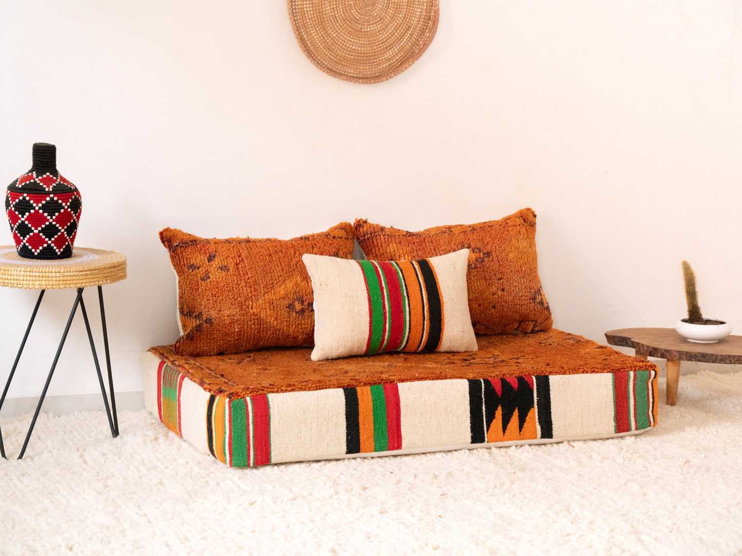 120cm/4ft Handmade Amazigh Ines Sofa ⵜⴰⴼⵍⴻⵙⵜ