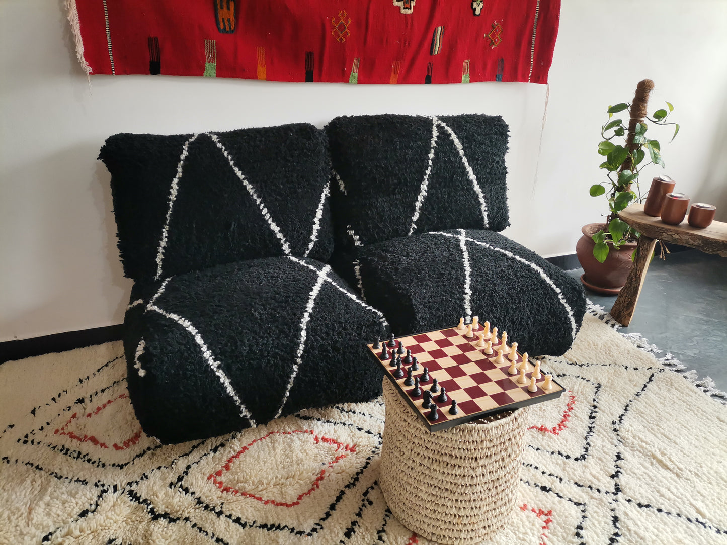 Handmade Amazigh Sofa Ayur. FREE SHIPPING