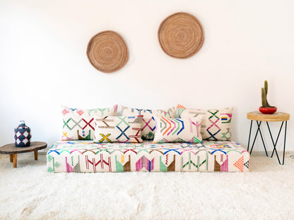180cm/6ft Handmade Amazigh Amoud Sofa ⵜⴰⴼⵍⴻⵙⵜ