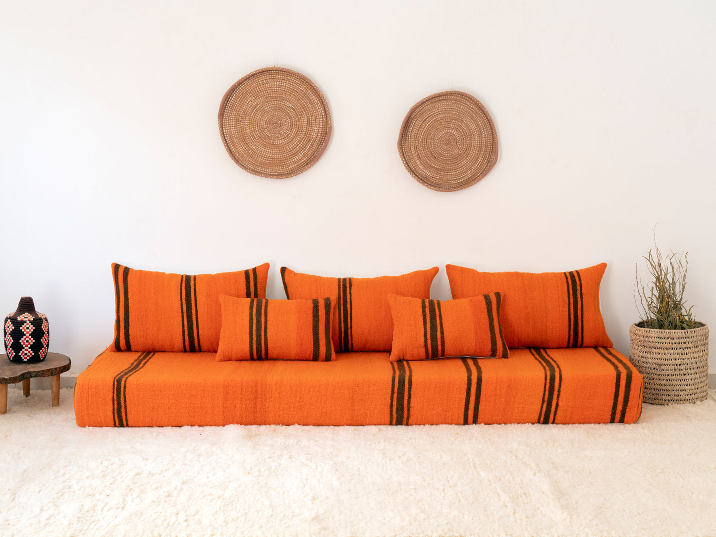 210cm/7ft Handmade Amazigh Sofa Kahina ⵜⴰⴼⵍⴻⵙⵜ