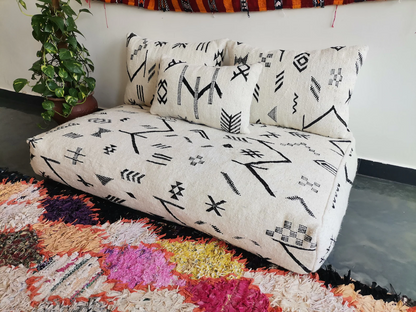 Handmade Amazigh Sofa-Illy. Made to order. FREE SHIPPING
