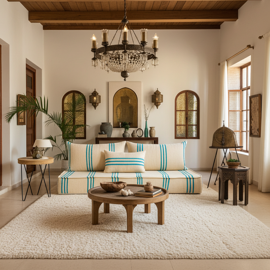 150cm/5ft Handmade Amazigh Hanou Sofa ⵜⴰⴼⵍⴻⵙⵜ