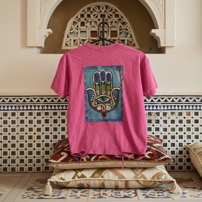 T-shirt Vintage Pink Imazighen ⴰⵣⵓⵍ