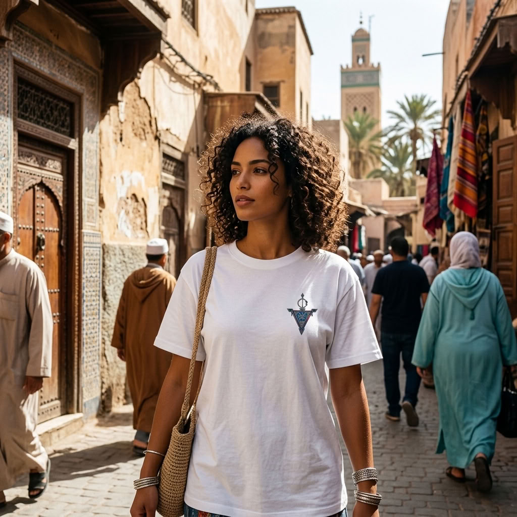 T-shirt Imazighen Dima Hora S, XL. ⴰⵣⵓⵍ