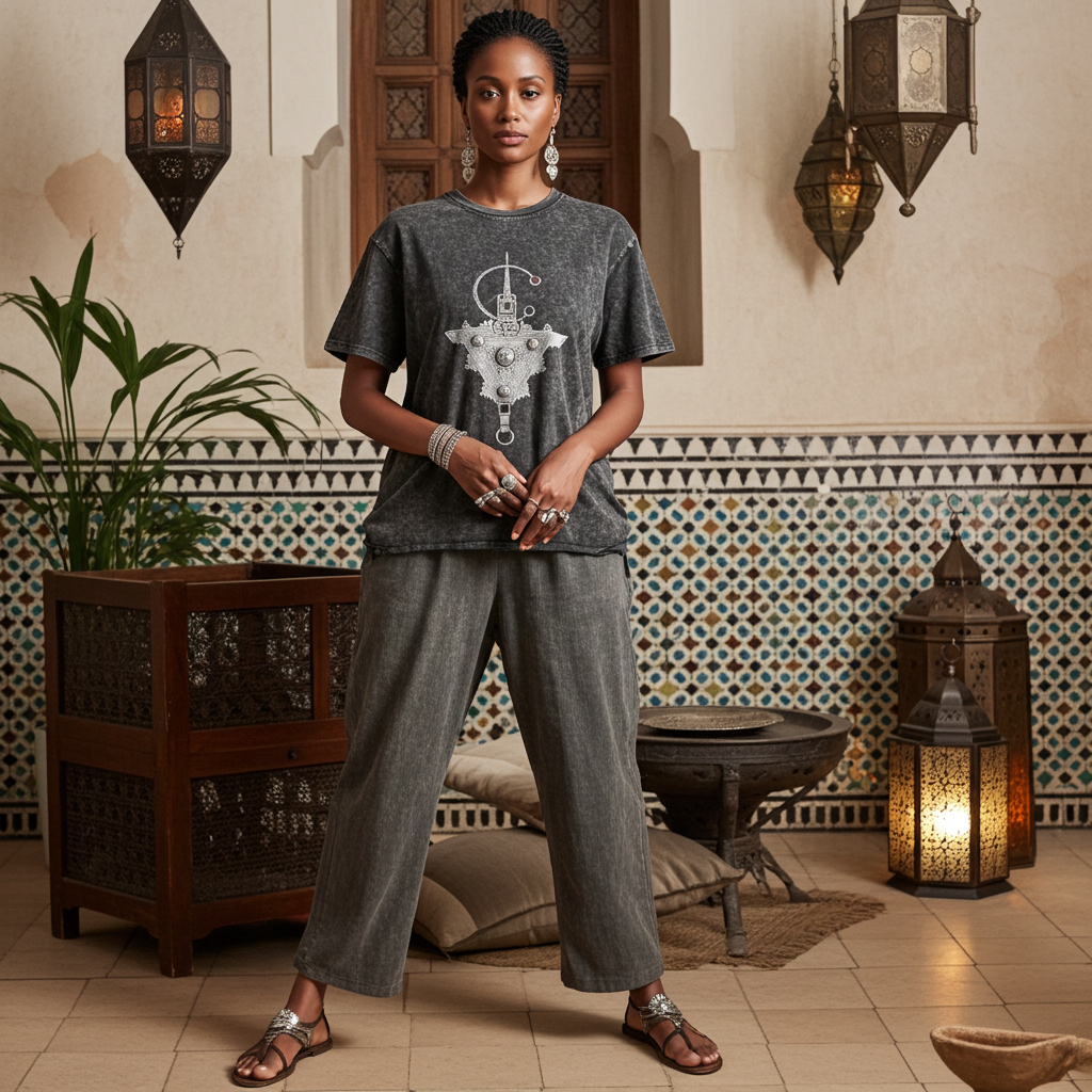 T-shirt Vintage Fibula ⴰⵣⵓⵍ