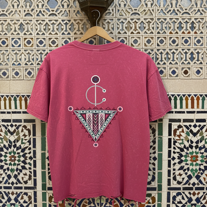 T-shirt Vintage Pink Fibula ⴰⵣⵓⵍ