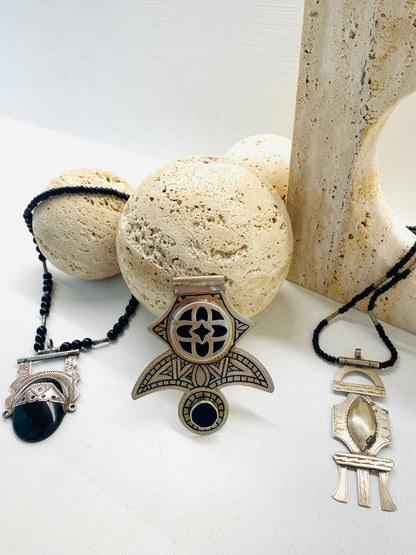 Amazigh Silver Necklace Tuareg Afus ⴰⴼⵓⵙ.