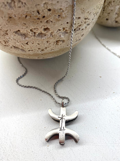 Amazigh Silver Yaz ⵢⴰⵣ Necklace. FREE SHIPPING
