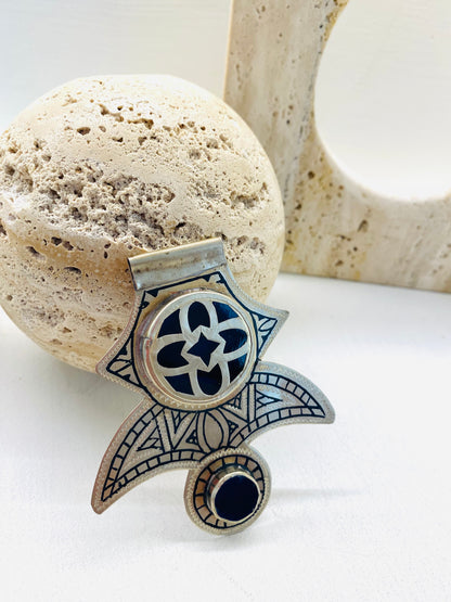 Amazigh Silver Fibula Tuareg Taḍdast ⴼⵉⴱⵓⵍⴰ.