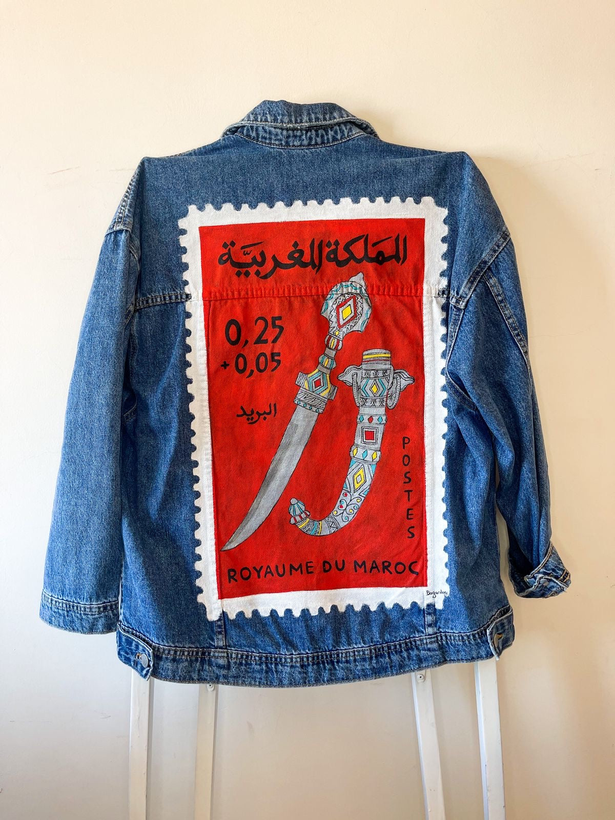 Moroccan Amazigh Denim Jackets Unisex ⴰⵎⴰⵣⵉⵖ