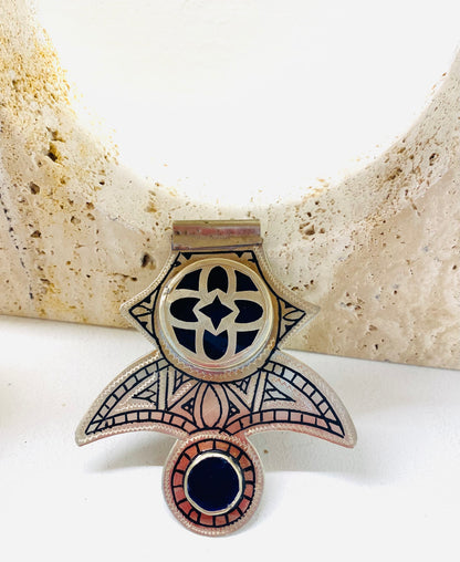 Amazigh Silver Fibula Tuareg Taḍdast ⴼⵉⴱⵓⵍⴰ.