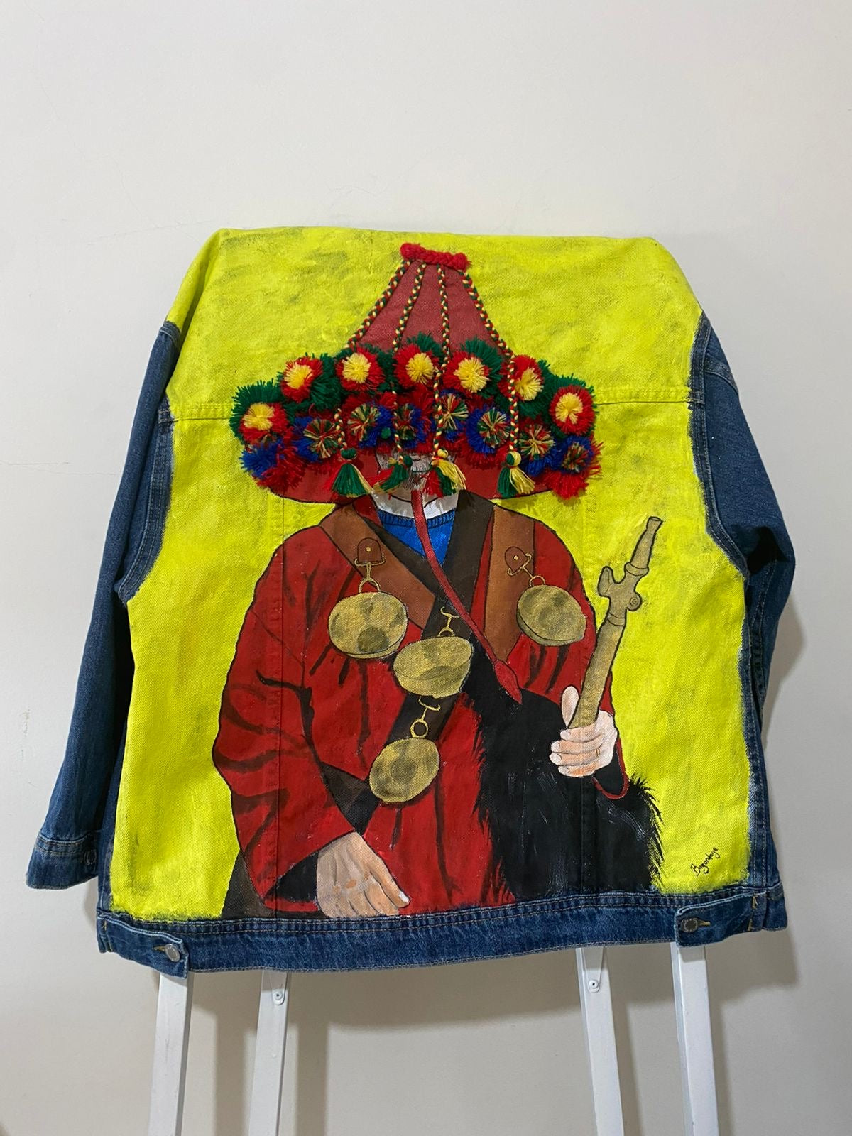 Moroccan Amazigh Denim Jackets Unisex ⴰⵎⴰⵣⵉⵖ