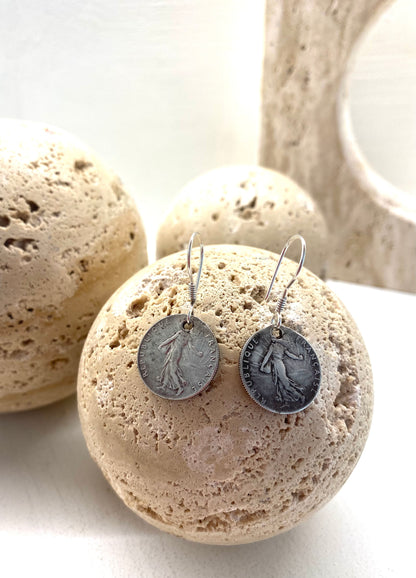Amazigh Silver Earrings Tazzayt ⵜⴰⵣⵣⴰⵢⵜ .
