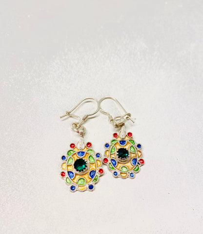 Amazigh Silver Earrings Tafukt ⵜⴰⴼⵓⴽⵜ .