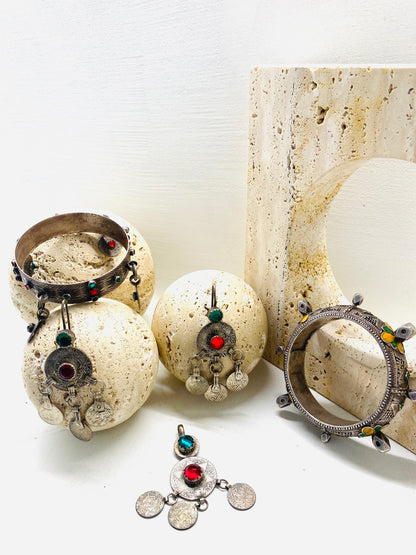 Amazigh Vintage Silver Bangle Imeḍnas ⵉⵎⴻⴹⵏⴰⵙ. FREE SHIPPING