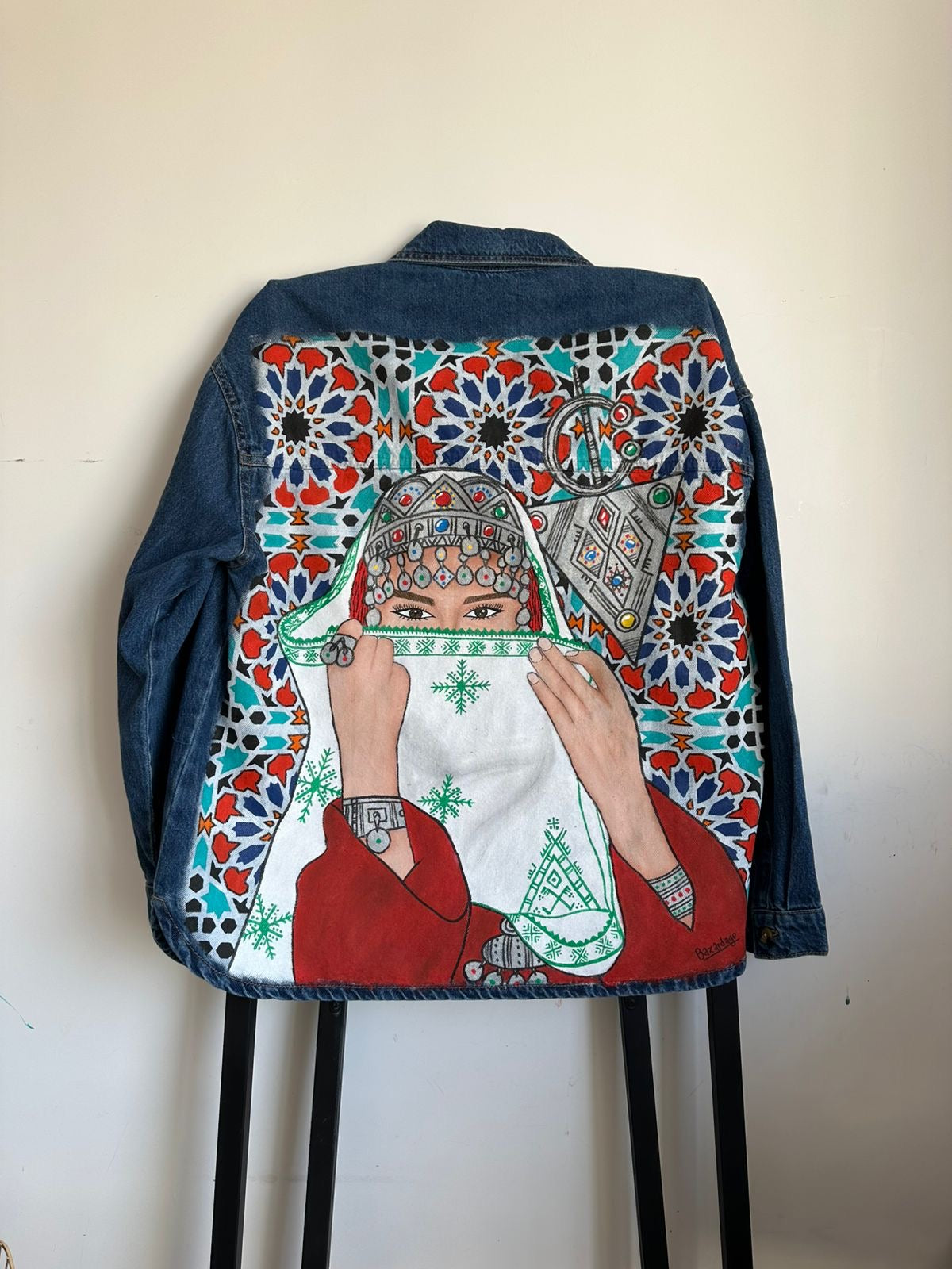 Moroccan Amazigh Denim Jackets Unisex ⴰⵎⴰⵣⵉⵖ