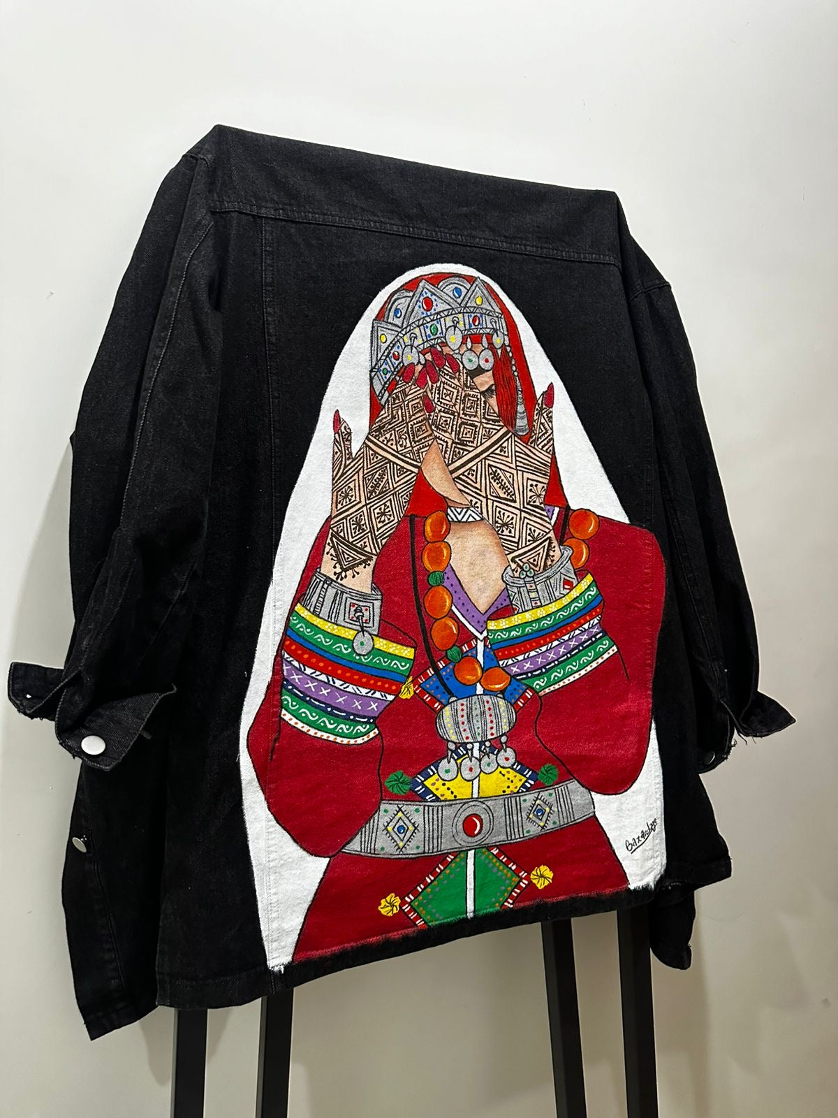 Moroccan Amazigh Denim Jackets Unisex ⴰⵎⴰⵣⵉⵖ