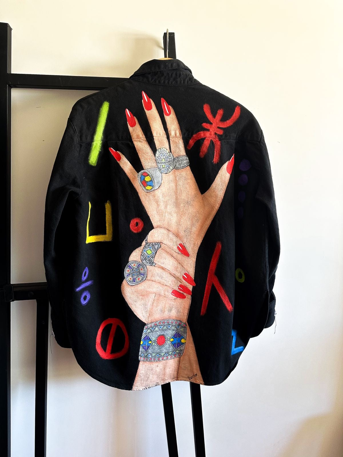 Moroccan Amazigh Denim Jackets Unisex ⴰⵎⴰⵣⵉⵖ