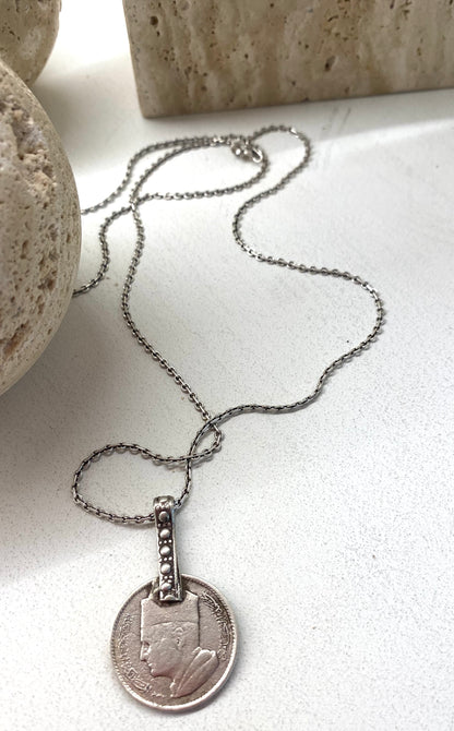 Amazigh Vintage Silver Atlas ⵉⵎⴰⵣⵉⵖⴻⵏ Necklace. FREE SHIPPING