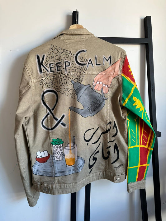 Moroccan Amazigh Denim Jackets Unisex ⴰⵎⴰⵣⵉⵖ