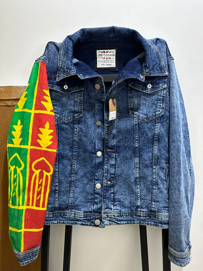 Moroccan Amazigh Denim Jackets Unisex ⴰⵎⴰⵣⵉⵖ