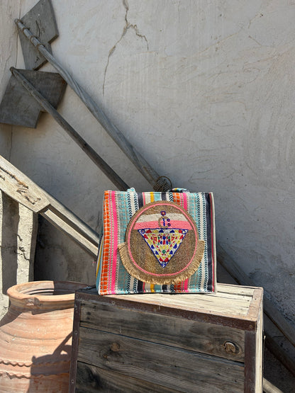 Tazrzit Fibula Beach Tote ⵜⴰⵣⵔⵣⵉⵜ