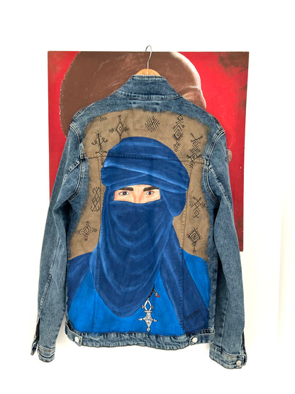 Moroccan Amazigh Denim Jackets Gnaoua Unisex ⴰⵎⴰⵣⵉⵖ