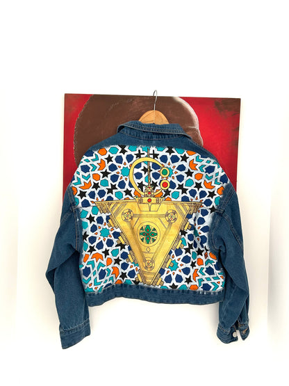 Moroccan Amazigh Denim Jackets Unisex ⴰⵎⴰⵣⵉⵖ