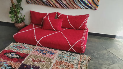 Amazigh floor Sofa Amayas. Made to order. FREE SHIPPING
