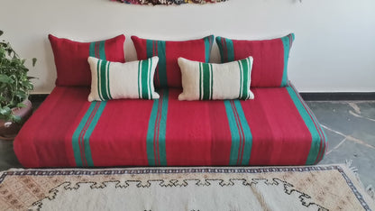 6ft Handmade Amazigh Sofa Tiznit ⵜⴰⴼⵍⴻⵙⵜ. FREE SHIPPING