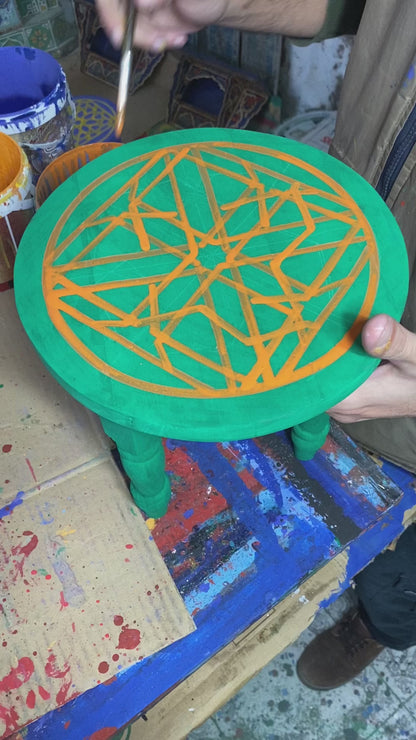 Handcrafted Moroccan tables set of 4.