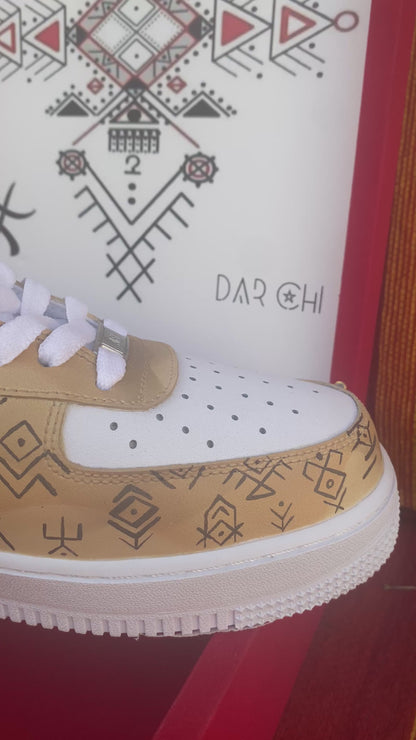 Customized Tifinagh shoes Air Force ⴰⵎⴰⵣⵉⵖ